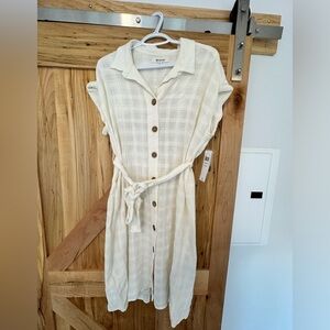 Rip Curl Belted midi dress